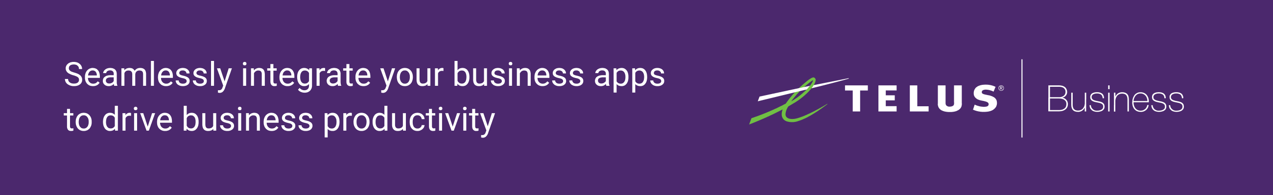 Seamlessly integrate your business apps to drive business productivity.