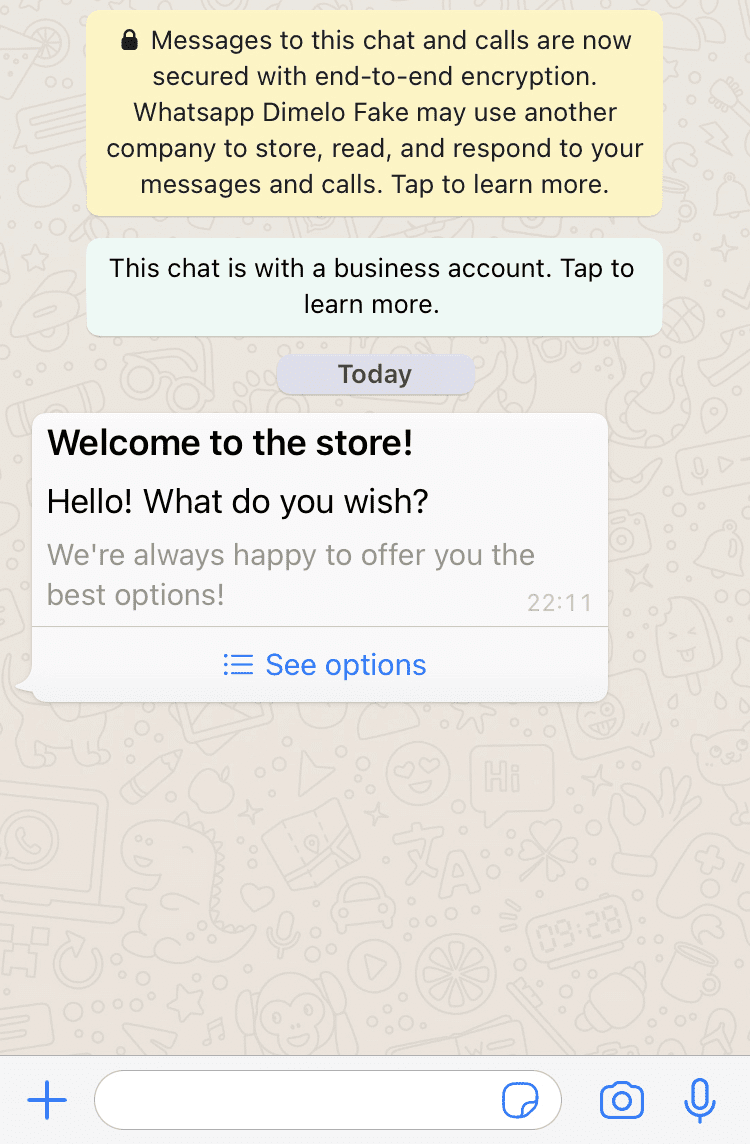 About List Structured Messages