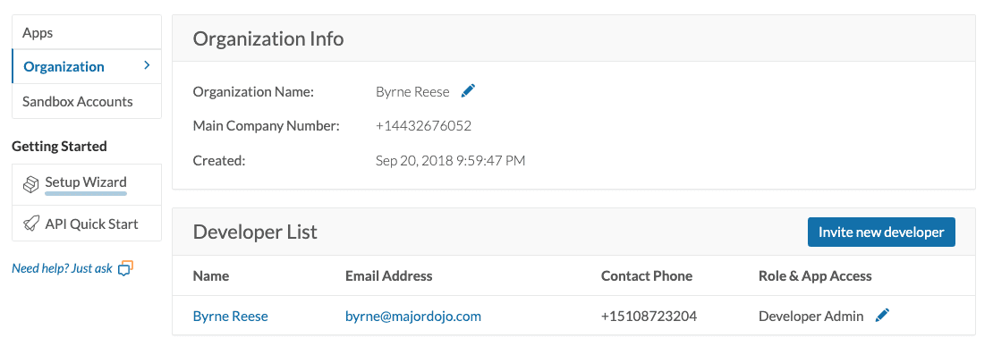 Collaborating with others in Developer Console